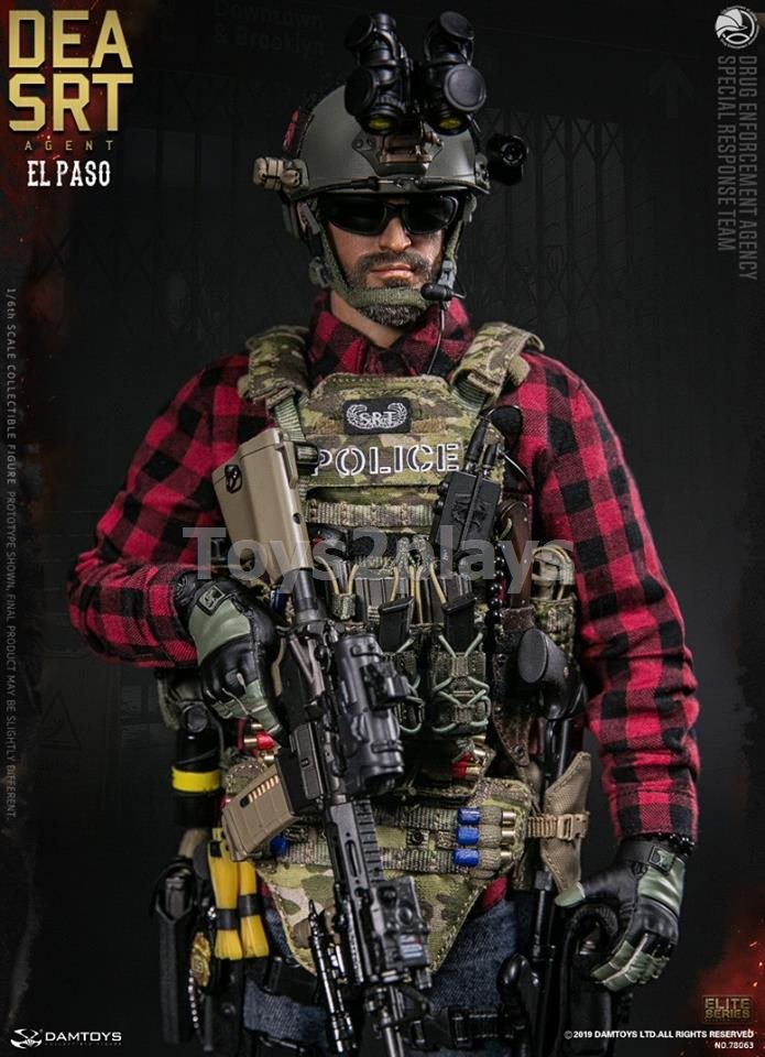 DAMTOYS 78063 - 1/6 DEA SRT (Special Response Team) AGENT - EL PA