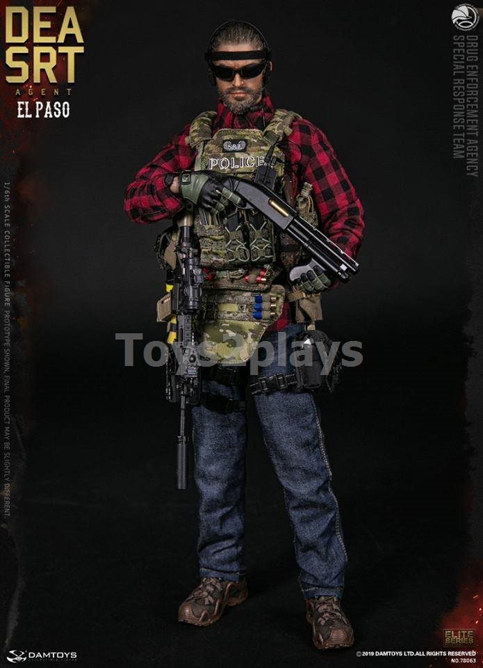 DAMTOYS 78063 - 1/6 DEA SRT (Special Response Team) AGENT - EL PA
