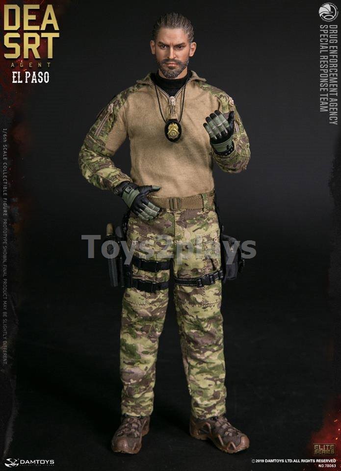 DAMTOYS 78063 - 1/6 DEA SRT (Special Response Team) AGENT - EL PA