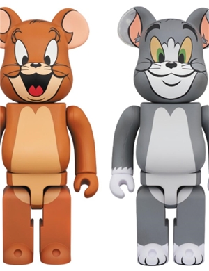 Be@rbrick Tom Flocky  Jerry Flocky 1000% 