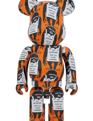 BE@RBRICK MONKEY SIGN 1000％