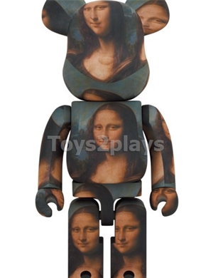 Bearbrick LEONARD DE VINCI Mona Lisa 1000％