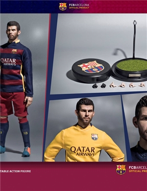 ZC198 - Pique Barcelona 2015/16 (Away Kit) 