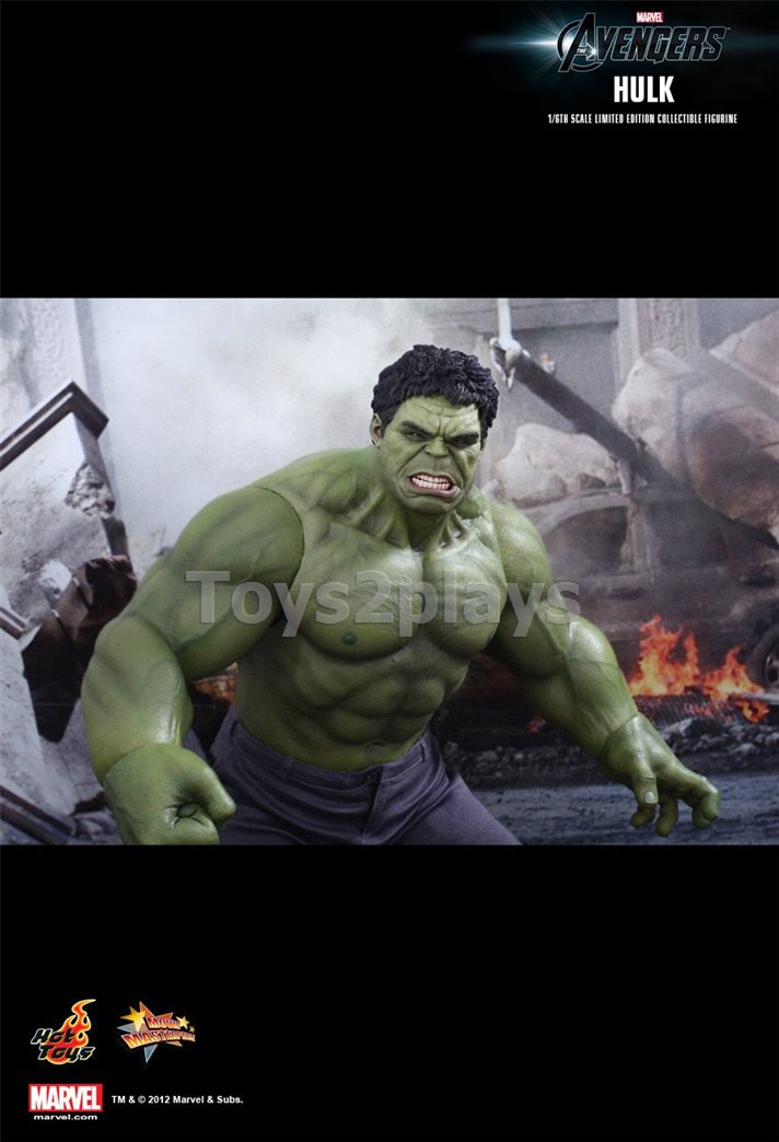 Hottoys MMS186 THE AVENGERS HULK สินค้าตัวโชว์
