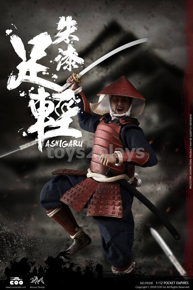 COOMODEL NO.PE008 1/12 PALM EMPIRES  RED ARMOR ASHIGARU