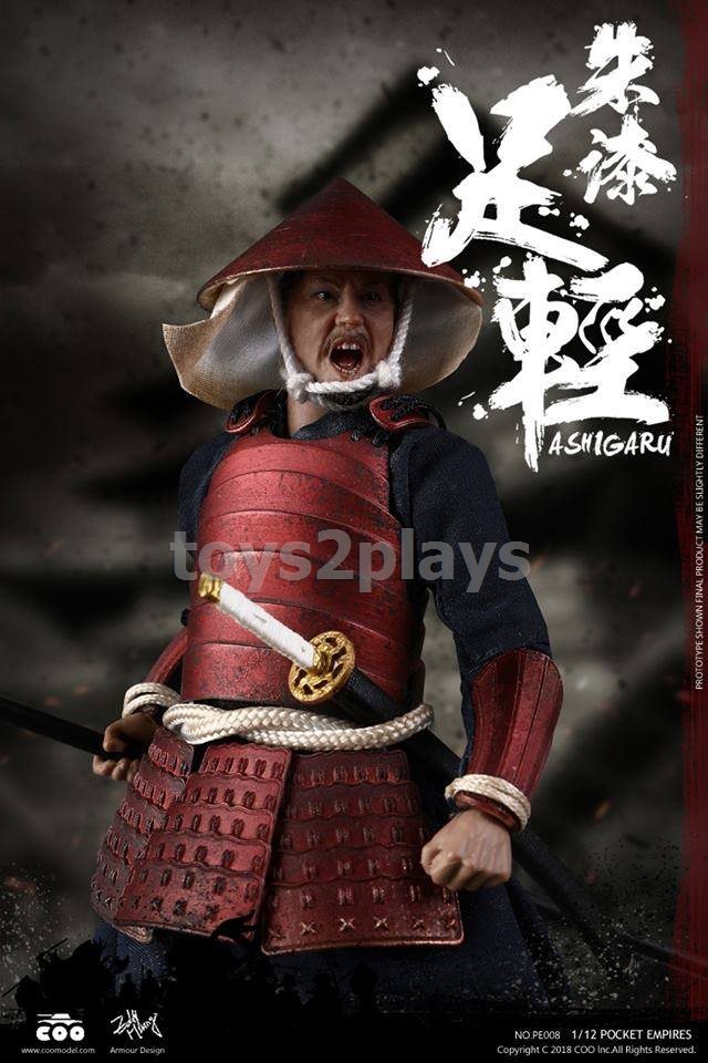 COOMODEL NO.PE008 1/12 PALM EMPIRES  RED ARMOR ASHIGARU
