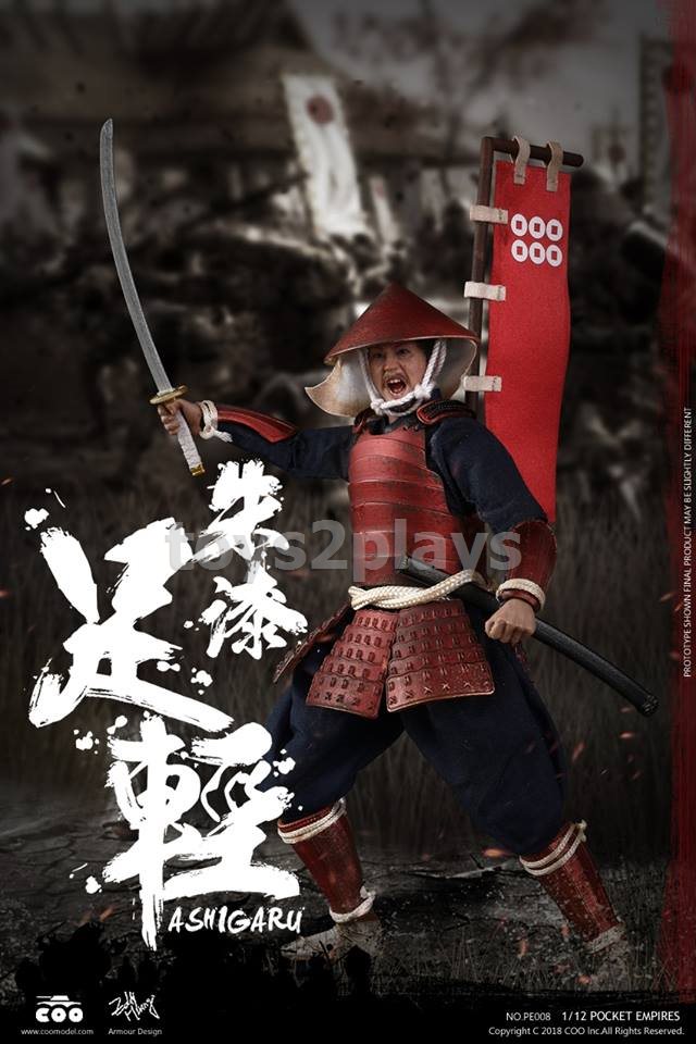 COOMODEL NO.PE008 1/12 PALM EMPIRES  RED ARMOR ASHIGARU