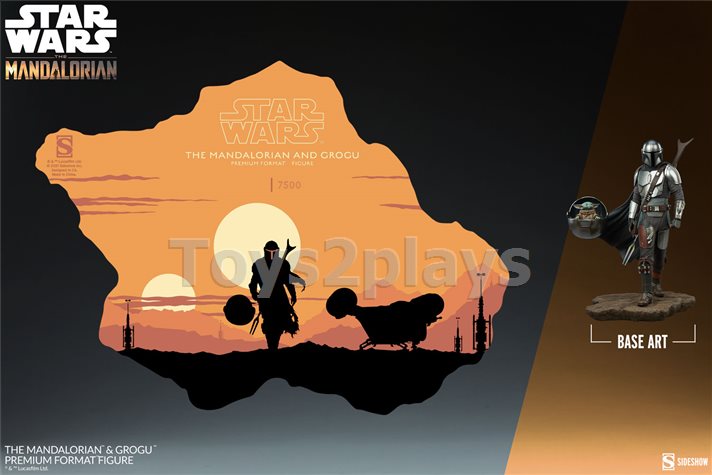 sideshow 300786 The Mandalorian and Grogu