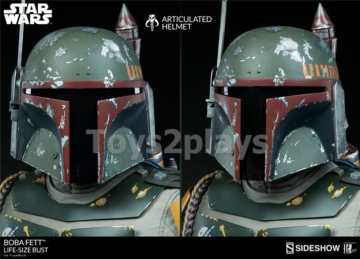 Sideshow 400082 Boba Fett - Life-Size Bust