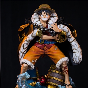 UNIQUE ART STUDIO Monkey D. Luffy - One Piece Log Collection