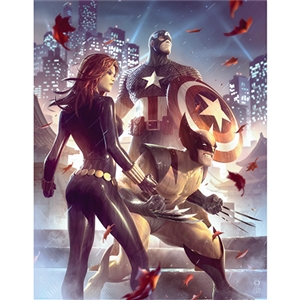 Sideshow Collectibles The Uncanny X-Men Fine Art Print By Artist Alex Garner After Jim Lee.