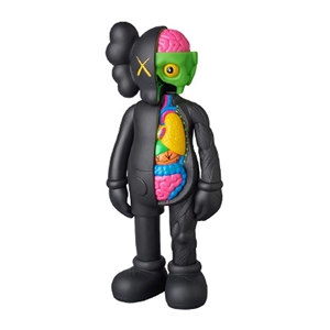 KAWS COMPANION FLAYED OPEN EDITION VINYL FIGURE BLACK สินค้าตัวโชว์