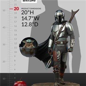 sideshow 300786 The Mandalorian and Grogu