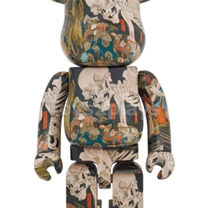 Bearbrick Utagawa Kuniyoshi “ The Haunted Old Palace at Soma” 1000%