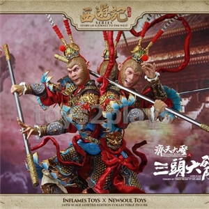 INFLAMES TOYS IFT-016 Jurney To The West:Monkey King Series,Version Of Three Heads and Six Arms สินค้าโชว์