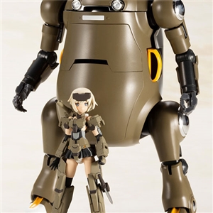 Kotobukiya Frame Arms Girl Hand Scale Gourai with 20 Mechatro WeGo (Brown)
