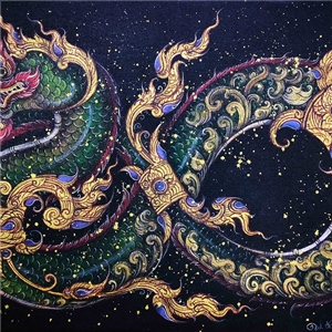 ภาพเขียน พญานาค /ไม่รวมกรอบ