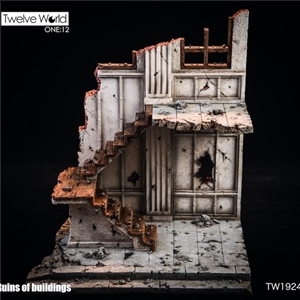 TWTOYS TW1924 1/12 Ruins of Building Scene Platform / resin