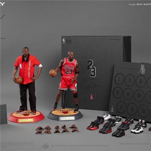 1/6 REAL MASTERPIECE - NBA COLLECTION MICHAEL JORDAN ACTION FIGURE- AWAY (FINAL LIMITED EDITION)