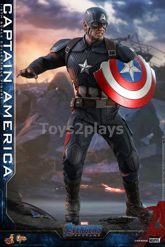 HOTTOYS MMS536 - Avengers: Endgame 1/6th scale Captain America 