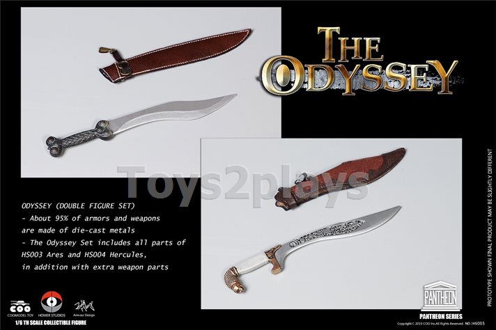 COOMODEL X HOMER NO.HS005 1/6 PANTHEON SERIES - ODYSSEY
