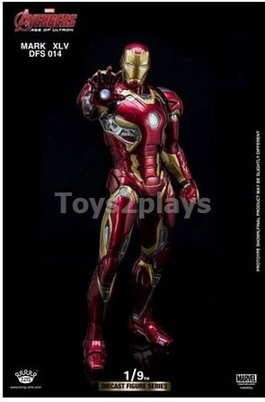 KING ARTS DFS014 Iron Man Mark XLV 1/9 DIECAST
