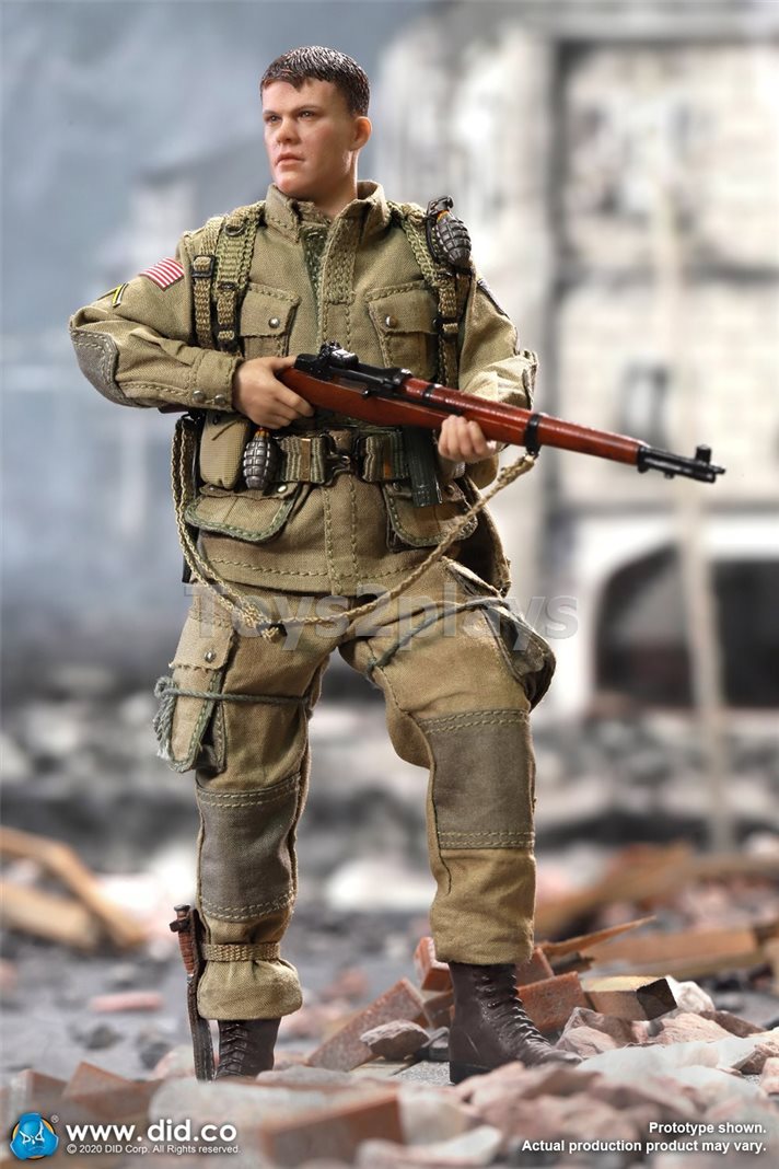 DID XA80001 1/12 PALM HERO WWII US 101st airborne Division - Ryan