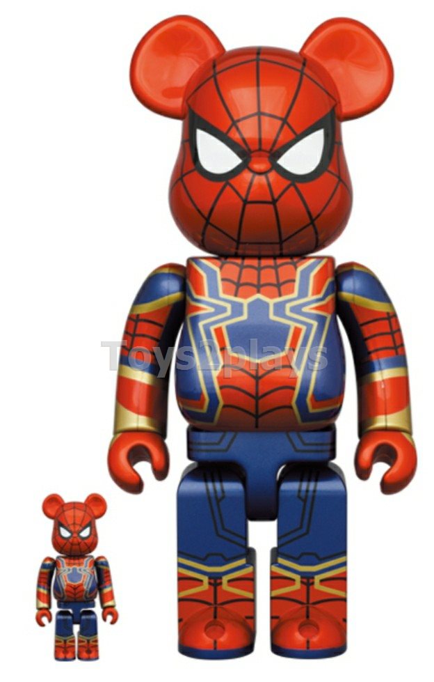 BE@RBRICK - IRON SPIDER 100％ & 400%