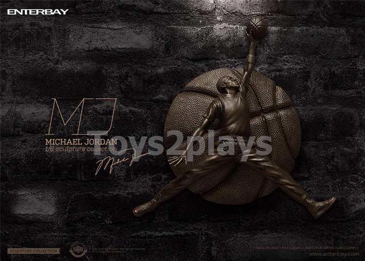 ENTERBAY 1/6 SCULPTURE COLLECTION - MICHAEL JORDAN BRONZE COLOR EDITION
