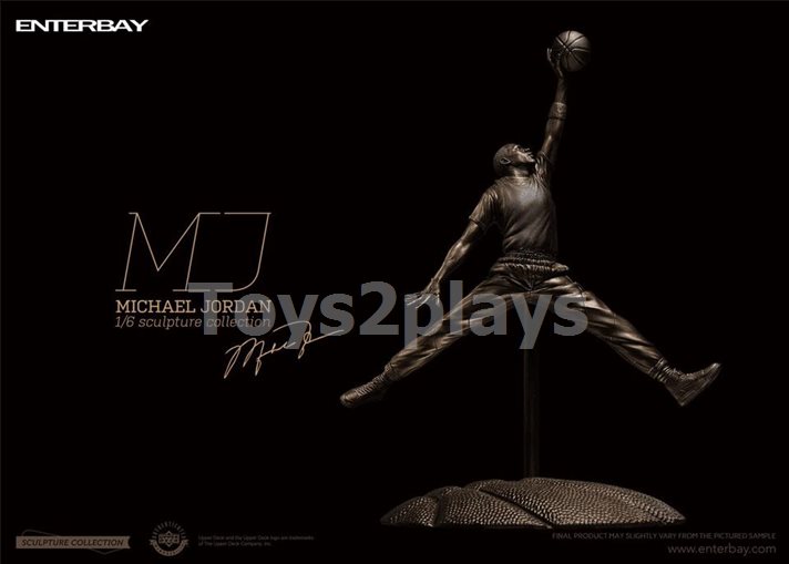 ENTERBAY 1/6 SCULPTURE COLLECTION - MICHAEL JORDAN BRONZE COLOR EDITION